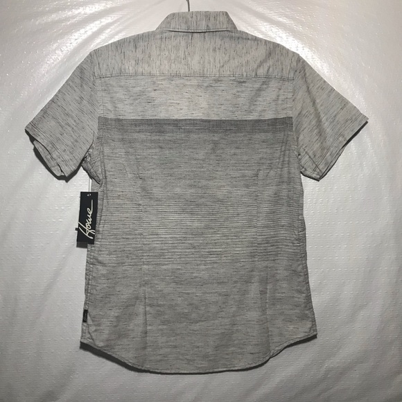 Howe Men’s Short Sleeve Grey Shirt - Picture 4 of 6